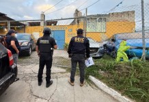 Desarticulan estructura criminal “Los Atracadores” durante operativo en zona 12 Policía Nacional Civil realiza diligencias de allanamientos en un inmueble de zona 12.