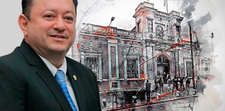 Analista ven un riesgo en que Walter Mazariegos, rector de la USAC, presida la Comisión de Postulación al TSE. Diseño La Hora: Alejandro Ramírez