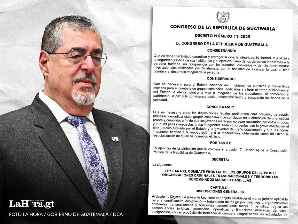 Ley antipandillas, sancionada por el Presidente Arévalo, es publicada en el diario oficial