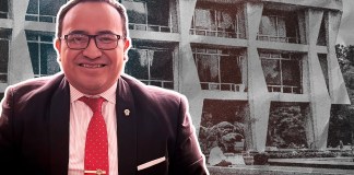 La Corte de Constitucionalidad (CC) ordenó elegir a representante del CANG ante el CSU y nuevo director de Psicología. Diseño La Hora: Alejandro Ramírez