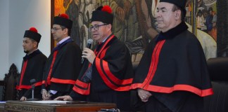 La Junta Directiva de la Facultad de Derecho de la USAC designó a Barahona como suplente de Henry Arriaga en la Postuladora a TSE. Foto La Hora: Henry Decano