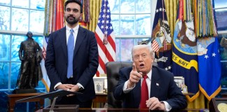 El presidente de Estados Unidos, Donald Trump, y el alcalde electo de Nueva York, Zohran Mamdani. Foto La Hora: EFE