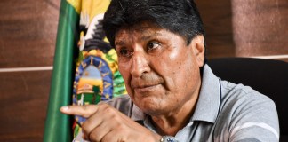 Evo Morales, expresidente de Bolivia