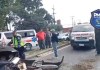 La Policía Municipal de Tránsito (PMT) de Villa Nueva reportó un nuevo accidente de tránsito hacia el sur durante este sábado. Foto La Hora: PMT de Villa Nueva