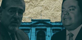 La reacción de Rodríguez y Bernardo Arévalo ante la nueva JD de Congreso. Arte La Hora: Jesús Ríos.