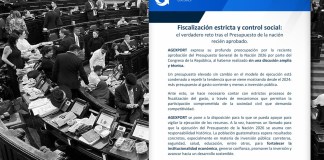 AGEXPORT se pronuncia sobre presupuesto 2026. Arte La Hora: Alejandro Ramírez.