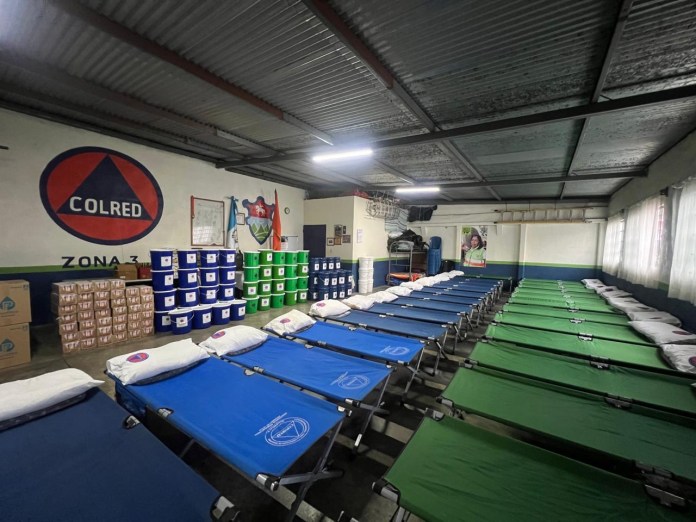 Albergue Conred Conred habilita el primer albergue por bajas temperaturas en el barrio El Gallito