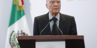 Fiscal general de la República de México, Alejandro Gertz Manero. Foto La Hora: EFE