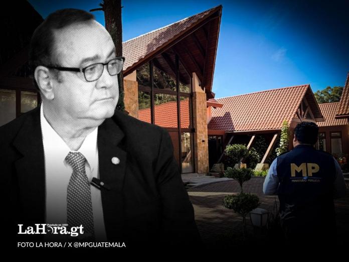 Allanamiento del MP en propiedad vinculada a Alejandro Giammattei Allanamiento del MP en propiedad vinculada al expresidente Alejandro Giammattei.