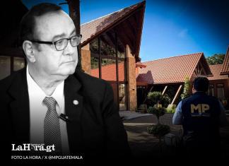 Allanamiento del MP en propiedad vinculada al expresidente Alejandro Giammattei.