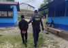 PNC captura a hombre que supuestamente estaba armado y se refugió en un centro educativo en Petén Captura de Nelson “N”, de 24 años, en el interior de un centro educativo. Foto La Hora: PNC.