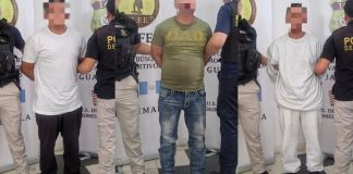 Guatemaltecos deportados desde Estados Unidos fueron capturados. Foto La Hora: PNC.