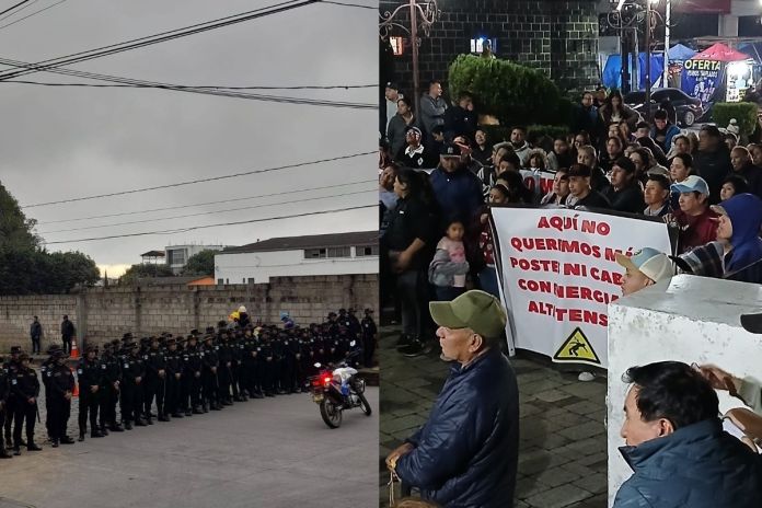 Tensión en Chimaltenango. Foto La Hora: FB / Chimaltenango Increíble.