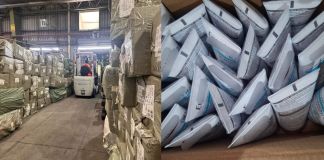 Productos de belleza valorados en más de Q8 millones. Foto La Hora: SAT.