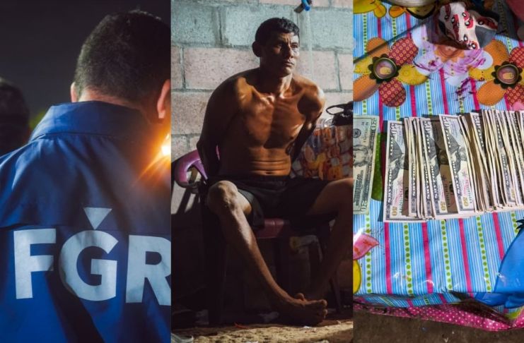 Desarticulan estructura criminal dedicada al tráfico de drogas y a la trata de personas con presencia en Guatemala y El Salvador. Foto LA Hora: FGR.