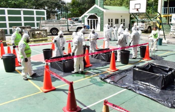 La formación de los rescatistas estará finalizando este sábado en la sede de los Bomberos Municipales Departamentales. Foto La Hora: Asonbomd