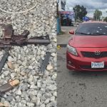 Armas de fuego implicadas en ataque armado en contra de vehículo en Huehuetenango. Foto La Hora: PNC