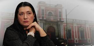 La magistrada Blanca Alfaro habló de lo que podría venirse en su contra al dejar el TSE. Arte La Hora: Daniel López.