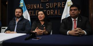 Blanca Alfaro, magistrada del TSE, por la postuladora que presidirá el rector de la Usac, Walter Mazariegos