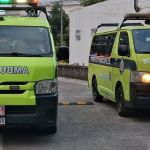 Ambulancias de Bomberos Municipales. Foto La Hora: CBM