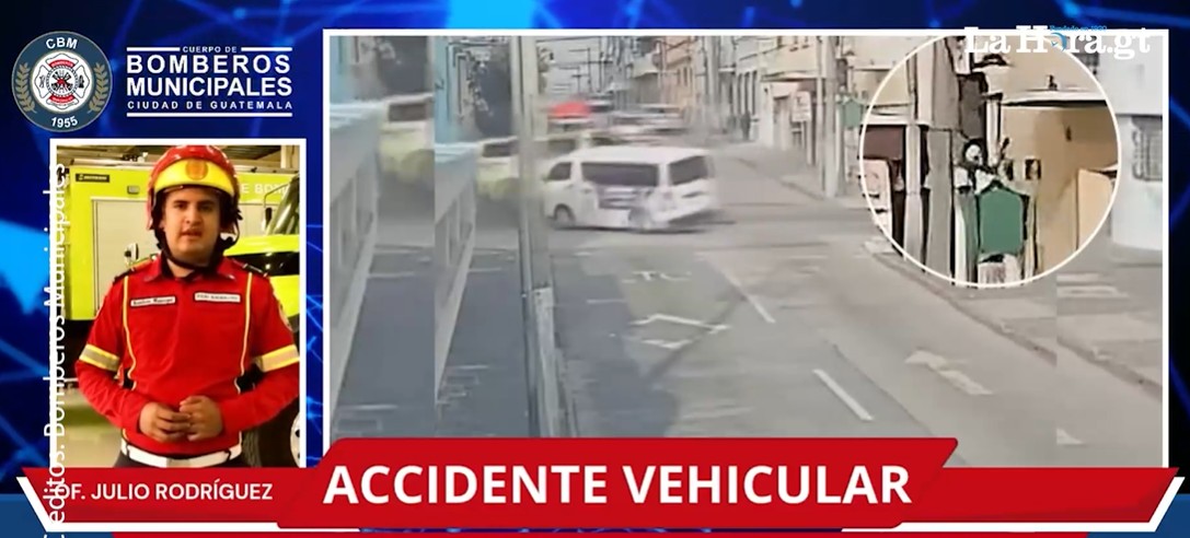 Video: Así ocurrió el accidente entre una unidad de Bomberos Municipales y una panel