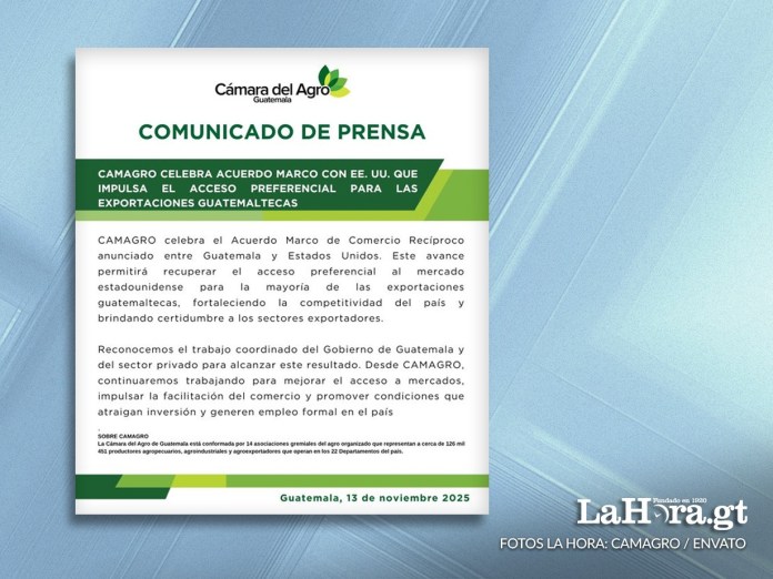 Camagro celebra el Acuerdo Marco de Comercio Recíproco. Foto La Hora: captura.