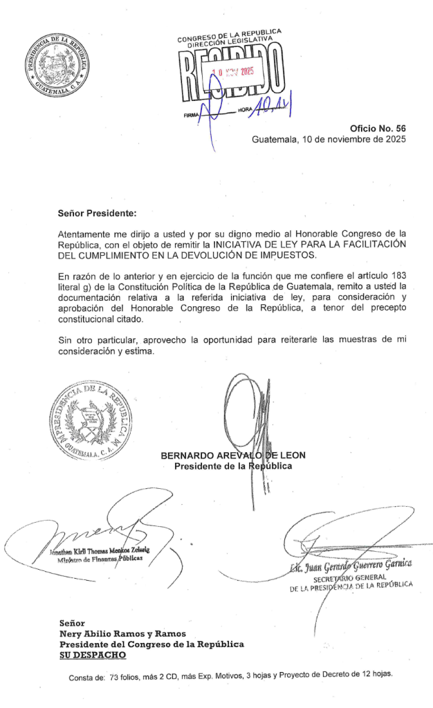 iniciativa devolución impuestos