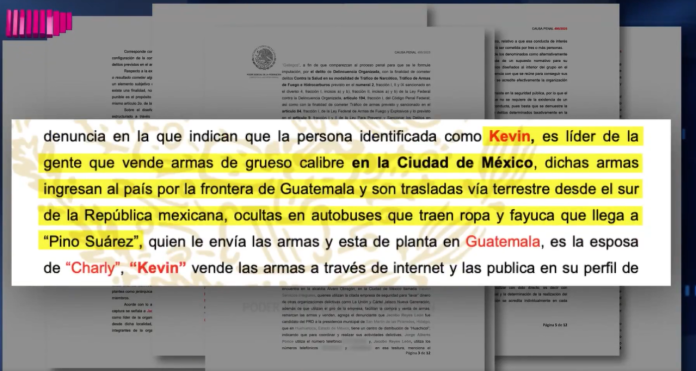 contrabando armas Rocha