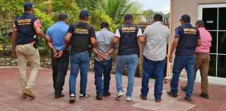Capturados en Izabal por presunta usurpación agravada.