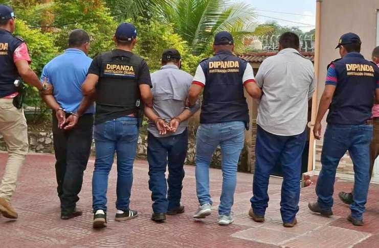 Capturados en Izabal por presunta usurpación agravada.