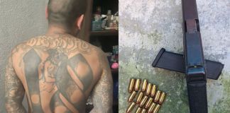 Alias "Shaka" capturado tras allanamiento en Santa Catarina Pinula. Foto La Hora: PNC