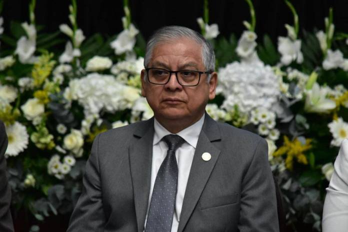 La Corte Suprema de Justicia rechazó una solicitud de antejuicio en contra del presidente en funciones, Carlos Rodimiro Lucero. Foto La Hora: Daniel Ramírez