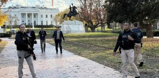 El tiroteo se registró cerca de la Casa Blanca. Foto La Hora: EFE.