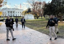 Mueren dos guardias nacionales tras tiroteo registrado cerca de la Casa Blanca El tiroteo se registró cerca de la Casa Blanca. Foto La Hora: EFE.