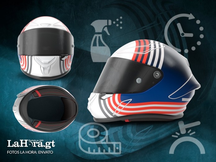 Cascos Elementos básicos de los cascos de seguridad para motoristas. Arte La Hora: Alejandro Ramírez.