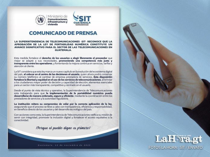SIT se pronuncia ante la aprobación de la Ley de Portabilidad Numérica.
