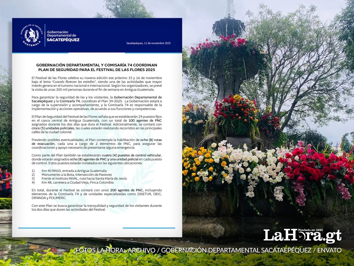 Planean operativo de seguridad con 2