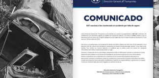 DGT multa a bus tras accidente en Chupol por no contar con seguro.