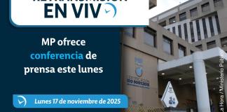 Conferencia de prensa Ministerio Público este lunes 17 de noviembre Foto La Hora