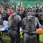 Control biométrico en preventivo de zona 18. Foto La Hora: Ministerio de Gobernación