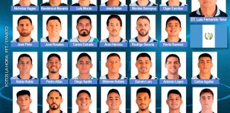 Luis Fernando Tena convocó a un total de 26 jugadores. Arte La Hora: Fedefut / Alejandro Ramírez.
