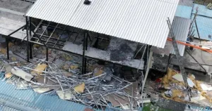 En imágenes: Así fue la demolición de la construcción ilegal dentro de la cárcel de Pavoncito