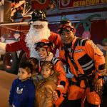 Desfile navideño de los Bomberos Voluntarios "Guardianes de la Navidad". Foto La Hora: CBV