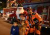 Desfile navideño de los Bomberos Voluntarios "Guardianes de la Navidad". Foto La Hora: CBV