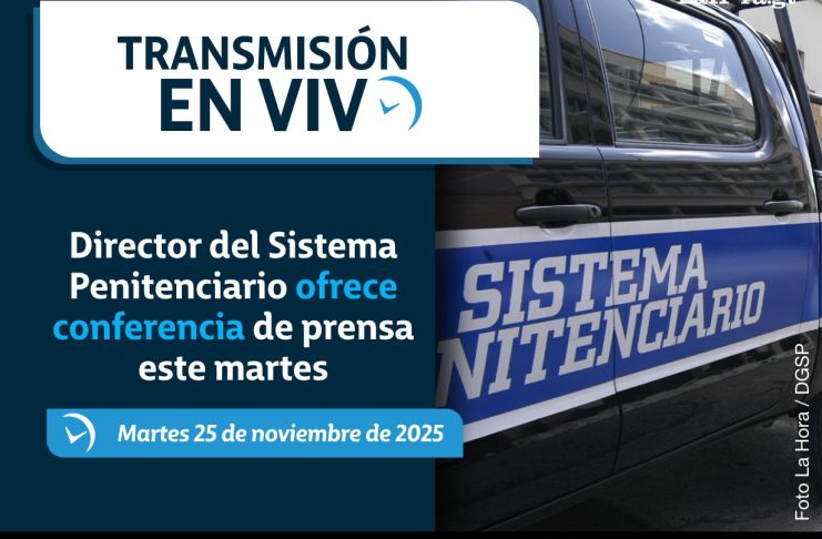 Director del SP ofrece conferencia de prensa. Foto La Hora