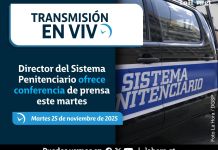 En vivo: Director del Sistema Penitenciario ofrece conferencia de prensa por cárcel Canadá Director del SP ofrece conferencia de prensa. Foto La Hora