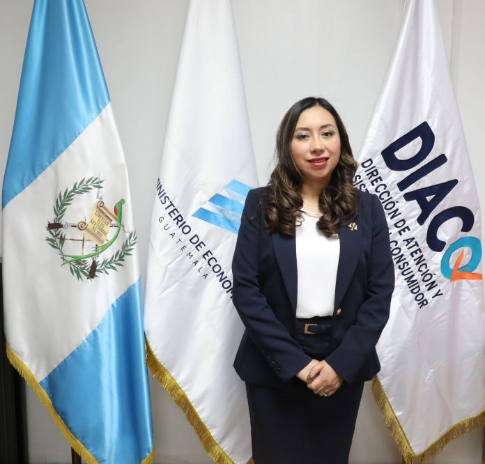 Directora de la Diaco Leslie Yvonne Tzicap asume como directora de la Diaco luego del retiro de Karina Donis. Foto La Hora: Ministerio de Economía
