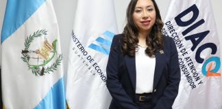 Leslie Yvonne Tzicap asume como directora de la Diaco luego del retiro de Karina Donis. Foto La Hora: Ministerio de Economía