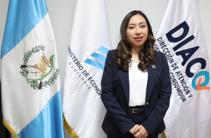 Renuncia la directora de la DIACO por motivos personales tras 8 meses de gestión Leslie Yvonne Tzicap asume como directora de la Diaco luego del retiro de Karina Donis. Foto La Hora: Ministerio de Economía
