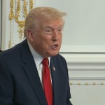 El presidente estadounidense, Donald Trump, llamó este jueves "estúpida" a una reportera.